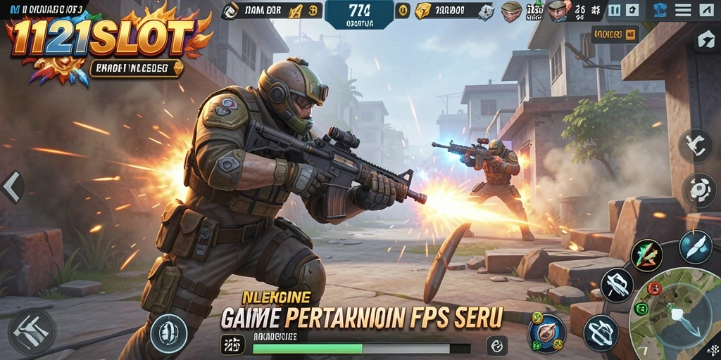 Tampilan gameplay intens dari 1121SLOT dalam aksi.