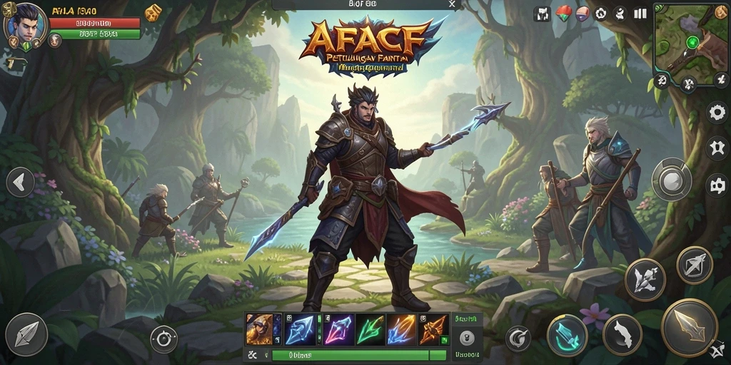 Tampilan menarik dari pertempuran ARPG AFAF yang mendebarkan.