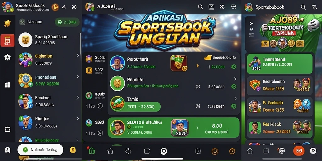 Screenshot AJO89 menunjukkan pengalaman taruhan olahraga yang menarik.