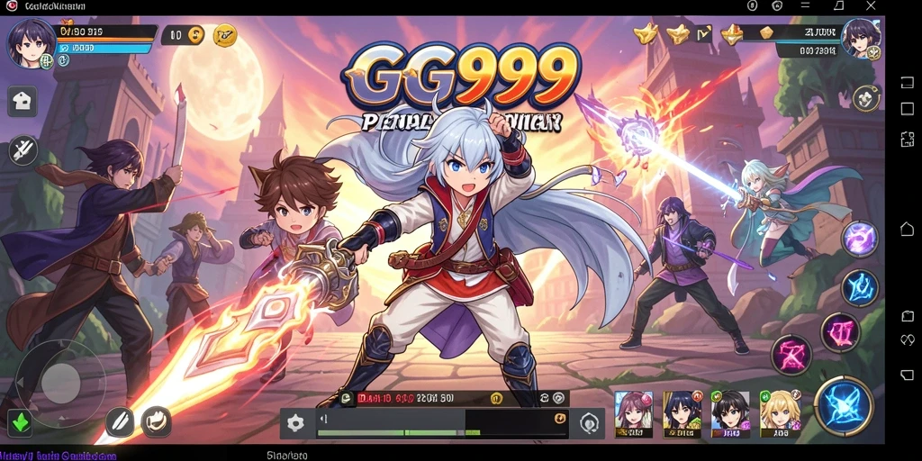 Tampilan gameplay dari GG999 yang memukau dan mendebarkan.