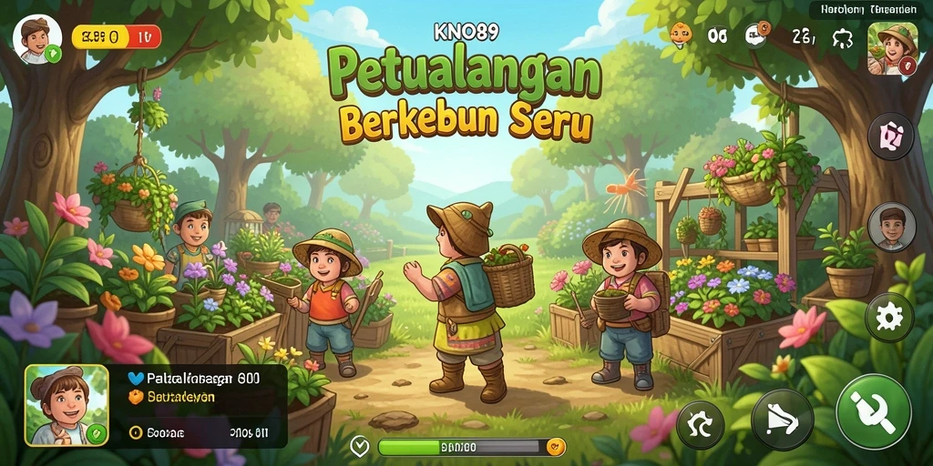Tampilan gameplay KNO89 yang penuh warna dan interaktif.