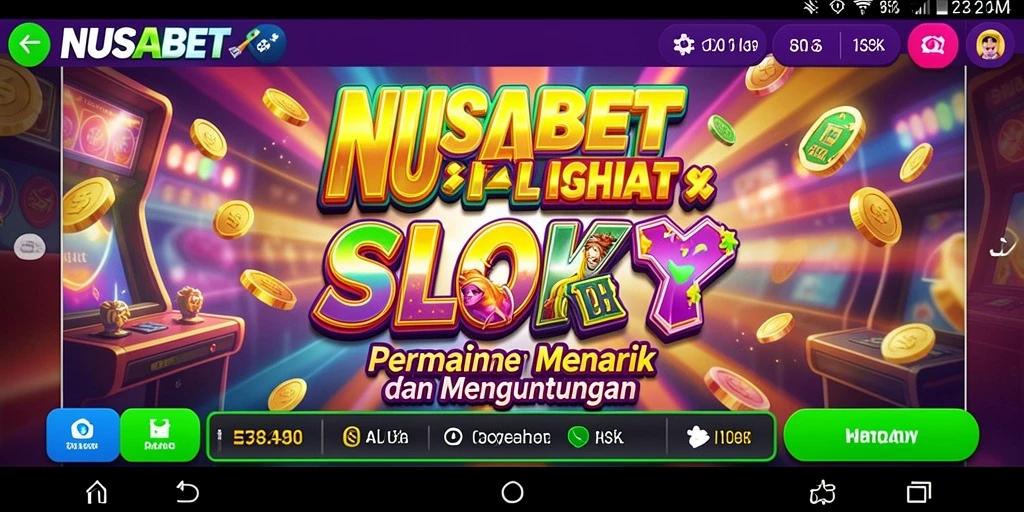 Tampilan utama gameplay NUSABET yang menarik dan mengasyikkan.
