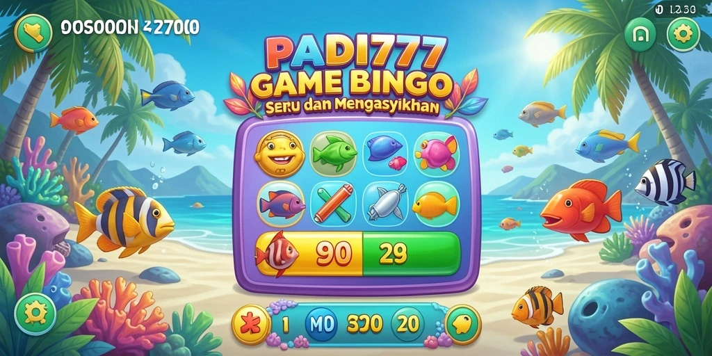 Gameplay seru di PADI777 dengan suasana Bingo yang menyenangkan.
